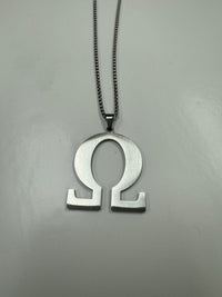 Omega Omega Stainless Pendant Necklac