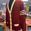 Kappa Varsity Cardigan Crimson and Cream