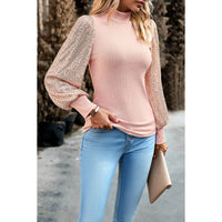 High Neck Solid Fit Sweater