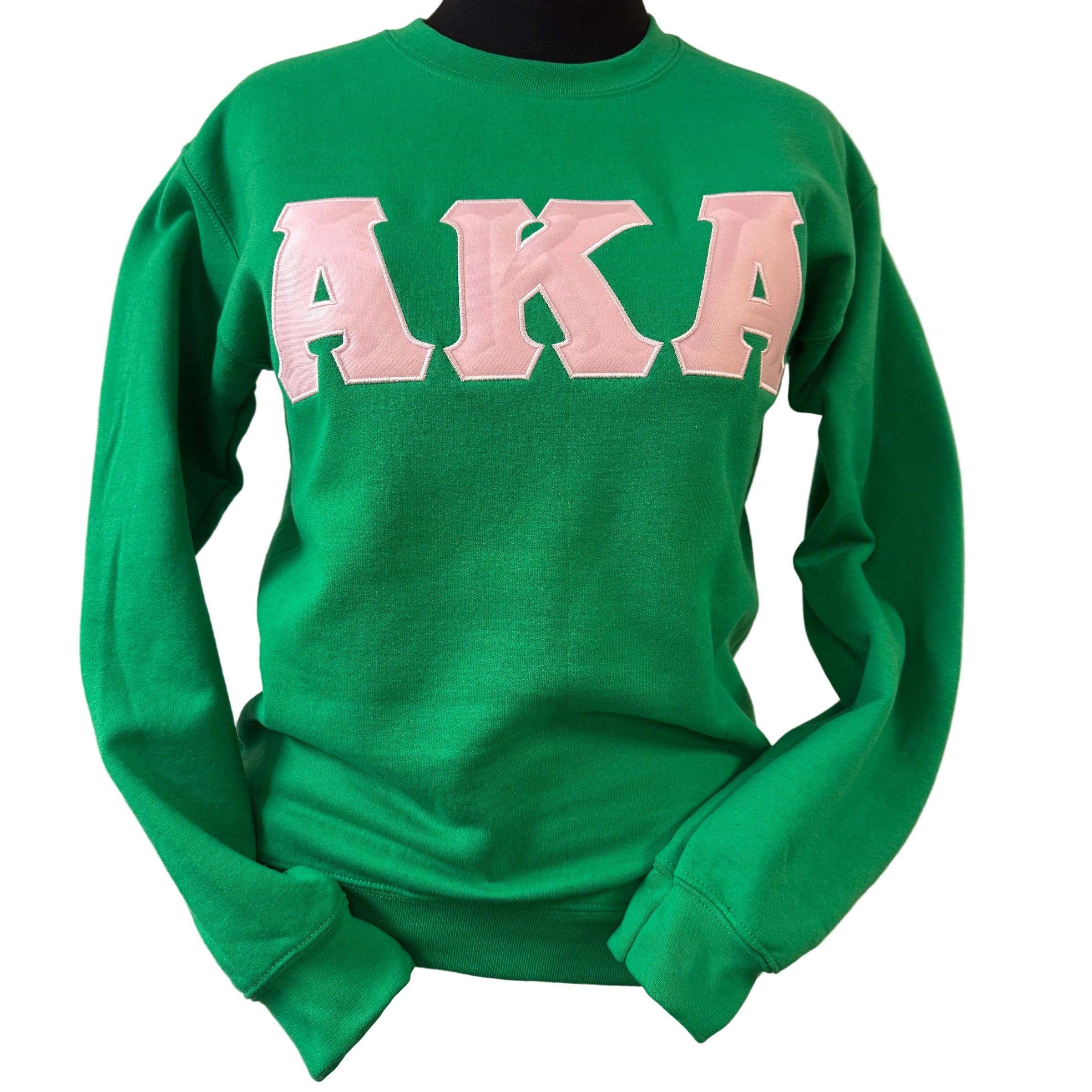 AKA 3D Letters Sweatshirt Green