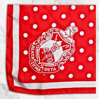 Delta Polka Dot Square Sorority Scarf