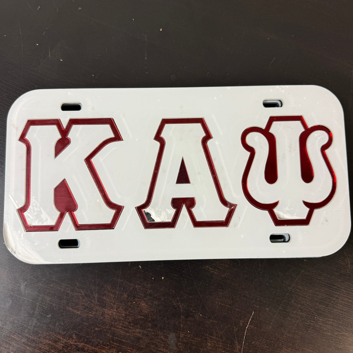 Kappa Auto Front Plate Silver