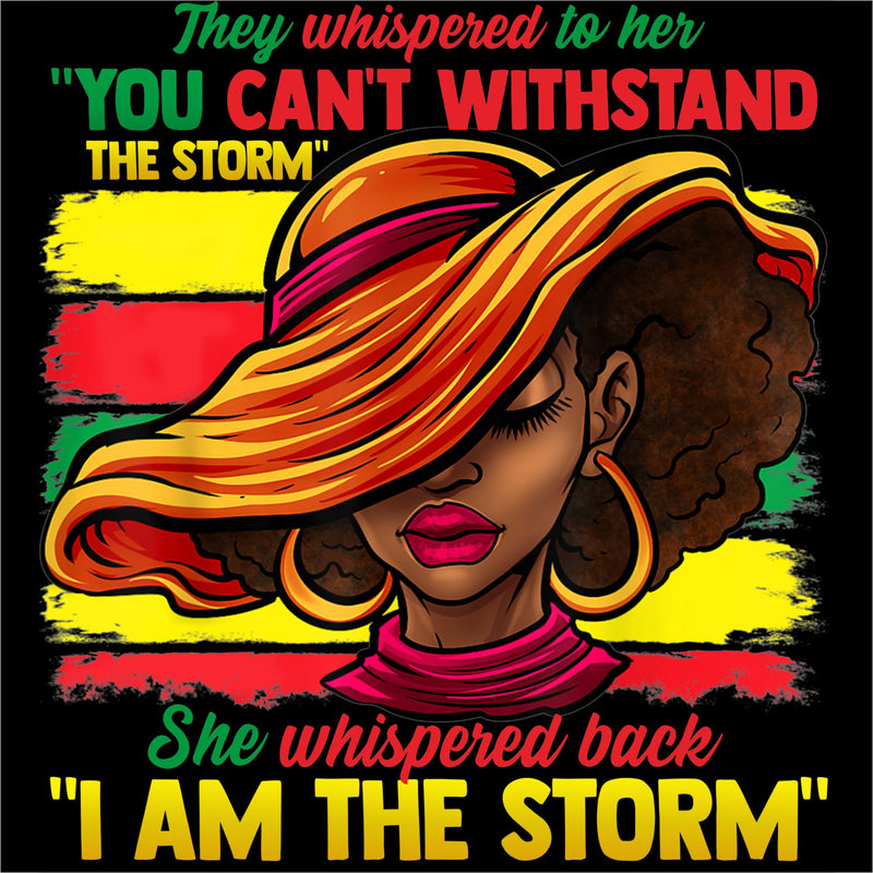 I am the Storm Ladies Fit T-shirt