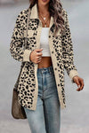 Leopard Lepal Open Front Jacket