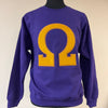 Omega Chenille Omega Purple Sweatshirt