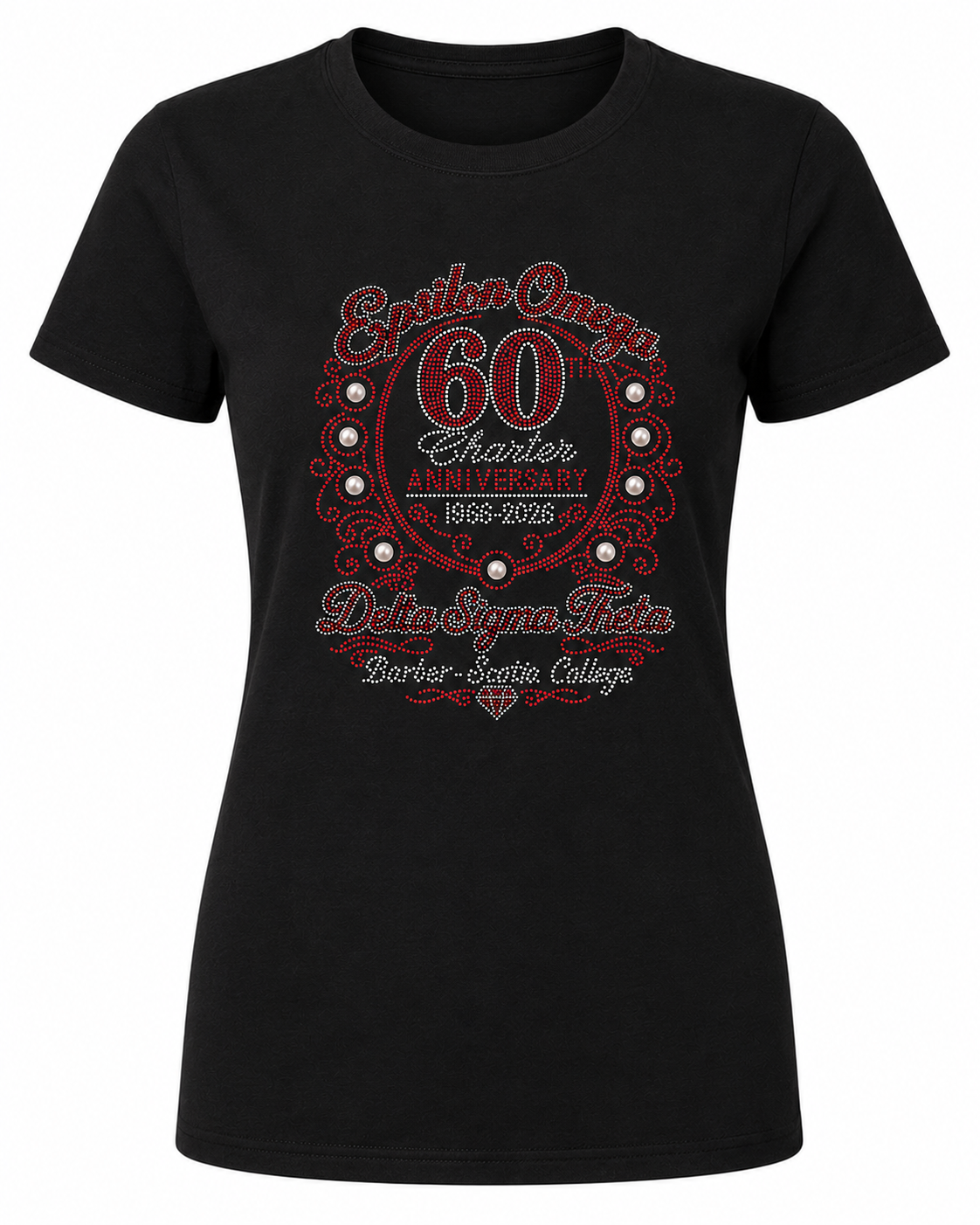 Delta - Epsilon Omega 60th Charter Anniversary T-shirt