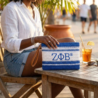 Zeta Embroidered Pouch Bag
