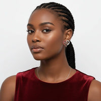 Delta Heart Bling Earrings