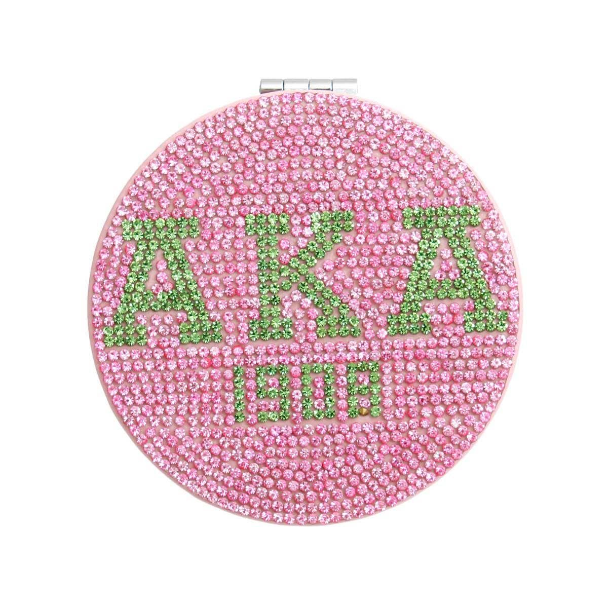 AKA Pink Bling Mirror Compact