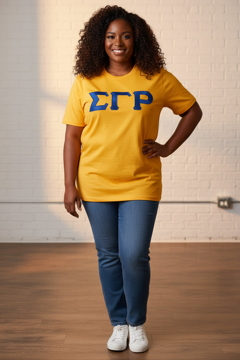 SGRho Classic Letters Gold