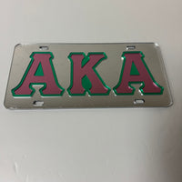 AKA Auto Plate Front - Letters