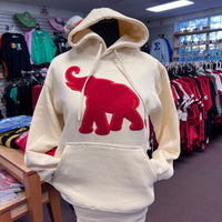 Delta Hoodie Set with Chenille Elephant