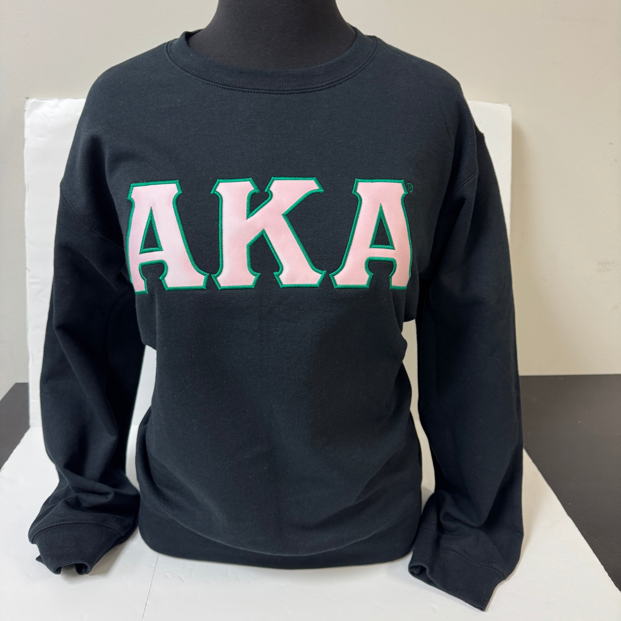 AKA Letters Sweatshirt Black