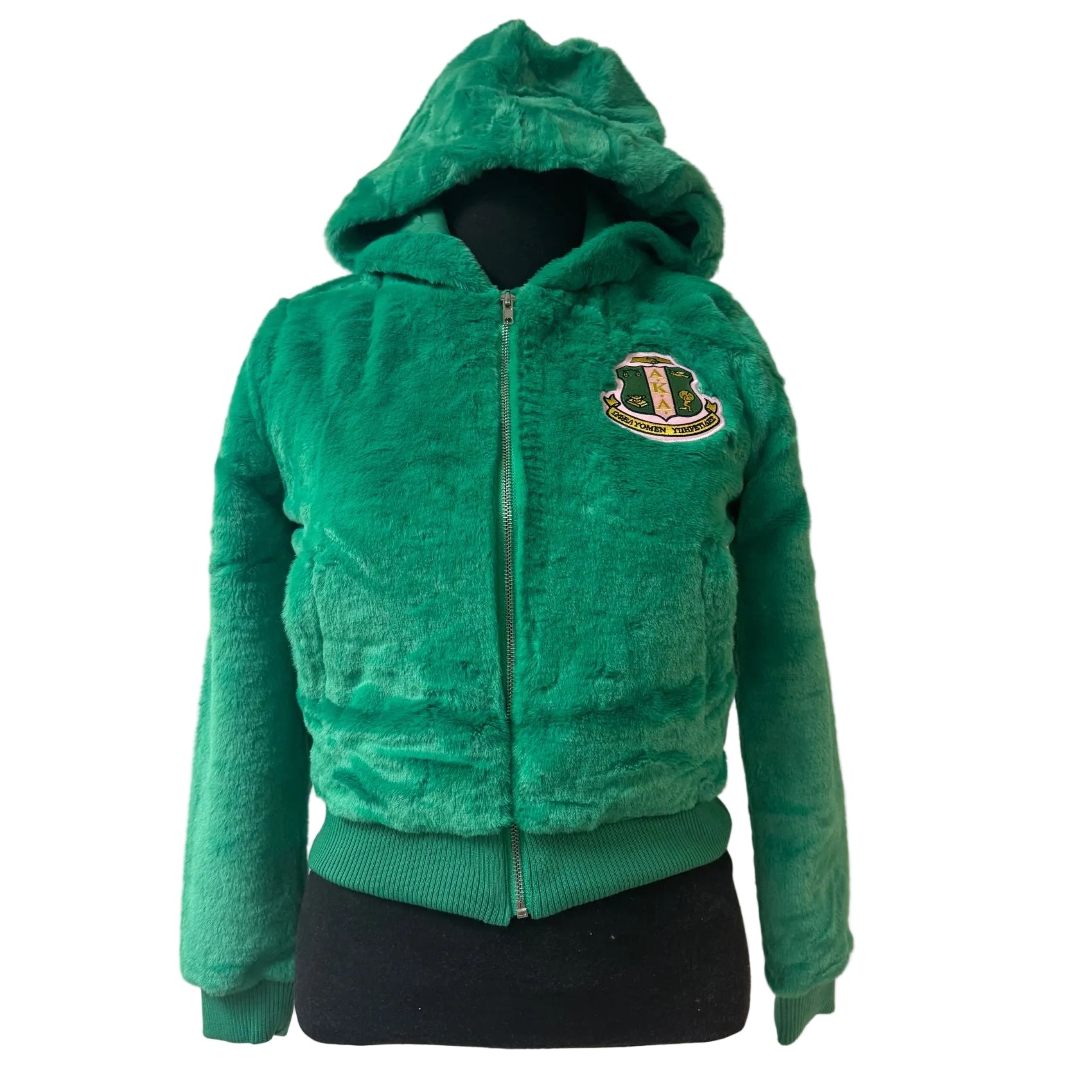 AKA Faux Fur Hoodie Jacket