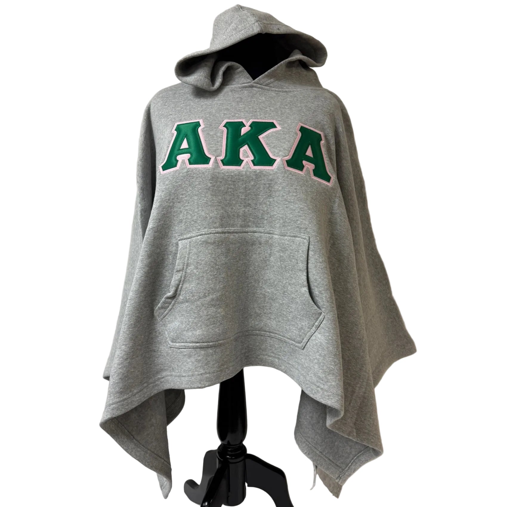 AKA Fleece Hooded Poncho