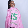 AKA - Omega Iota Omega Spring 2022 Pink Line Jacket (Labor Only)