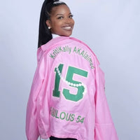 AKA - Omega Iota Omega Spring 2022 Pink Line Jacket (Labor Only)