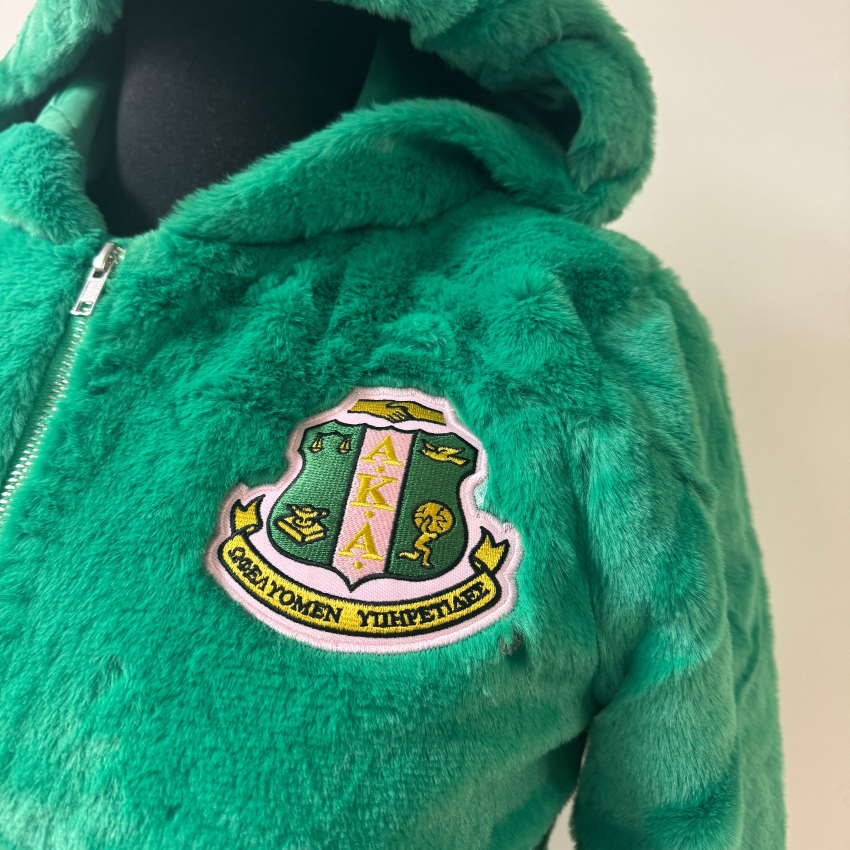 AKA Faux Fur Hoodie Jacket