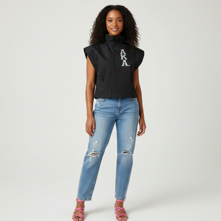AKA Mock Neck Top