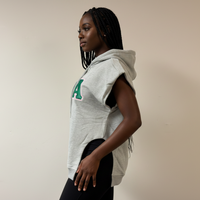 AKA Sleeveless Drop Shoulder Hoodie