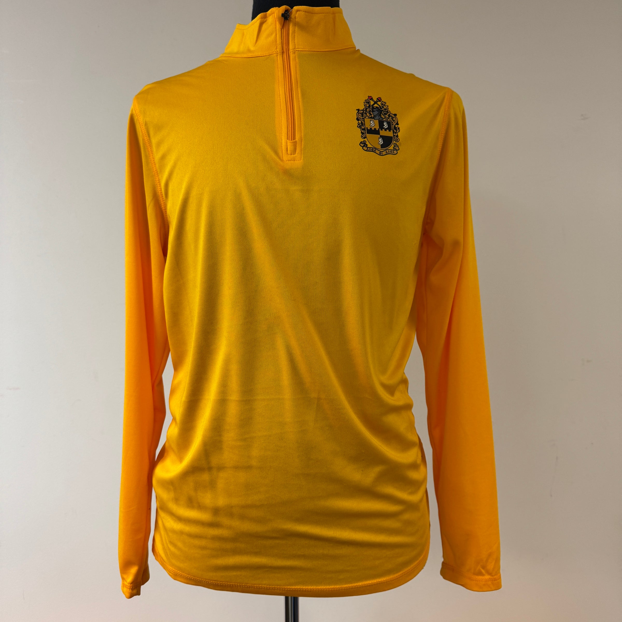 Alpha Zip Pullover Gold Shield