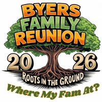 Byers 2026 Family Reunion T-shirts