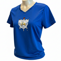 SGRho Shield V-neck Royal