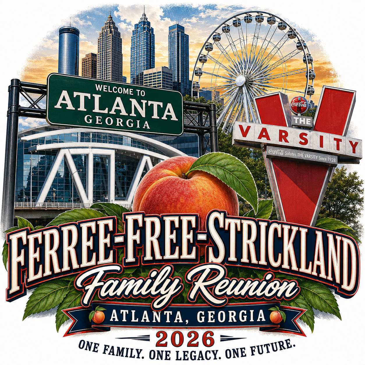 Ferree-Free-Strickland 2026 Family Reunion T-shirts