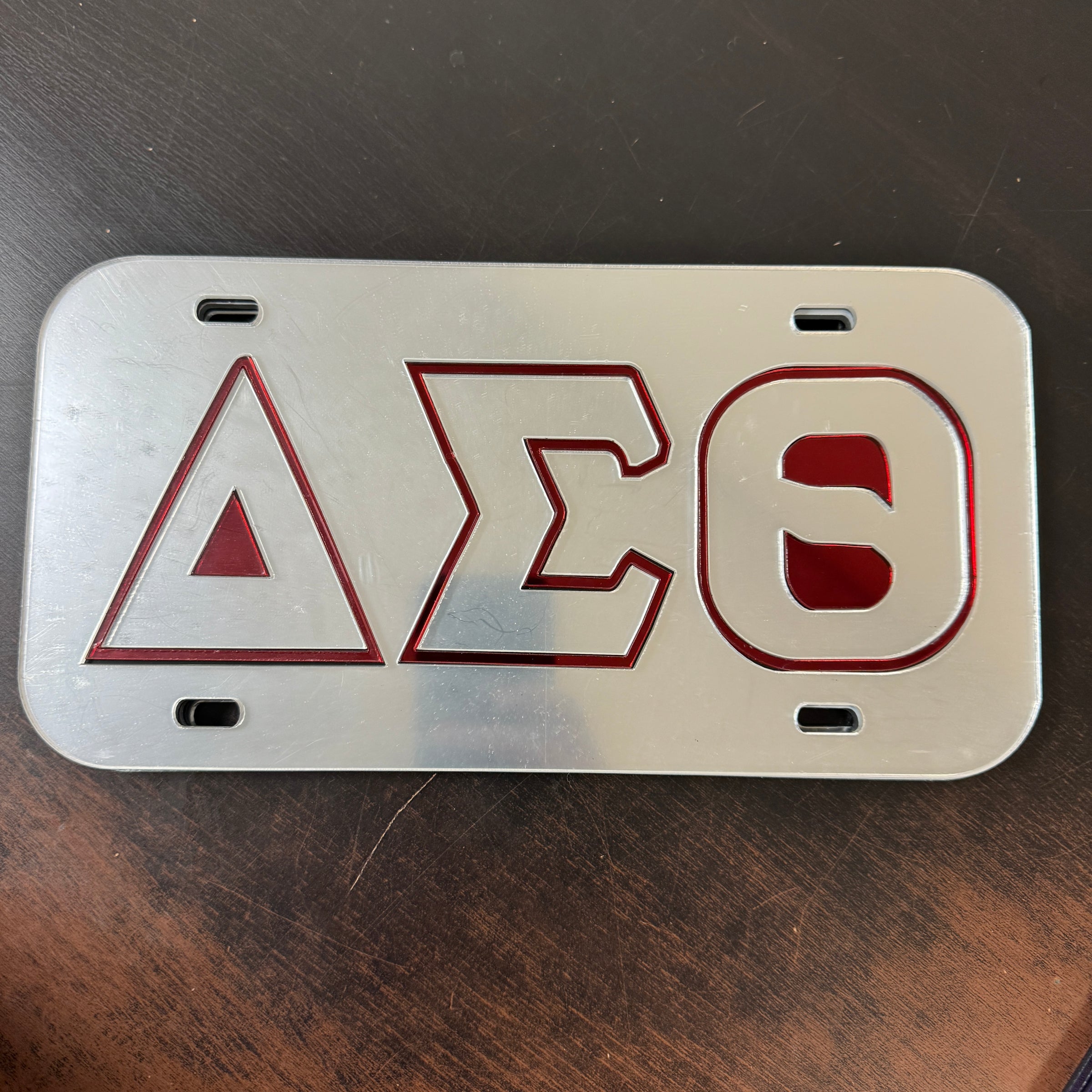 Delta Auto Front Plate Silver