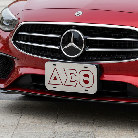 Delta Auto Front Plate Silver