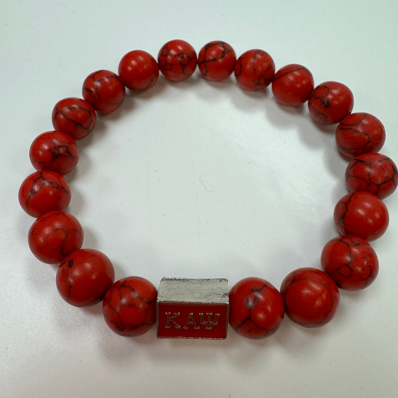Kappa Bead Bracelet Red