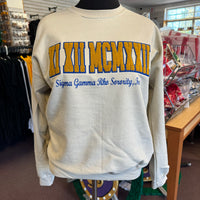 SGRho Founded Day Chenille Sweatshirt