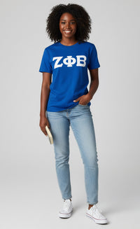 Zeta Classic Letters Blue