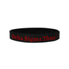 Delta Silicone Embossed Band