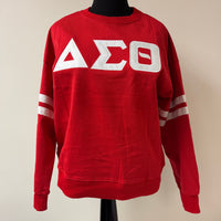 Delta Stripe Sleeve Sweatshirt