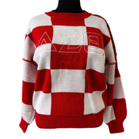 Delta Checkered Sweater