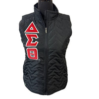 Delta Classic Letters Black Vest