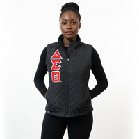 Delta Classic Letters Black Vest