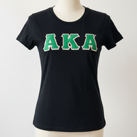 AKA Letters T-shirt Black