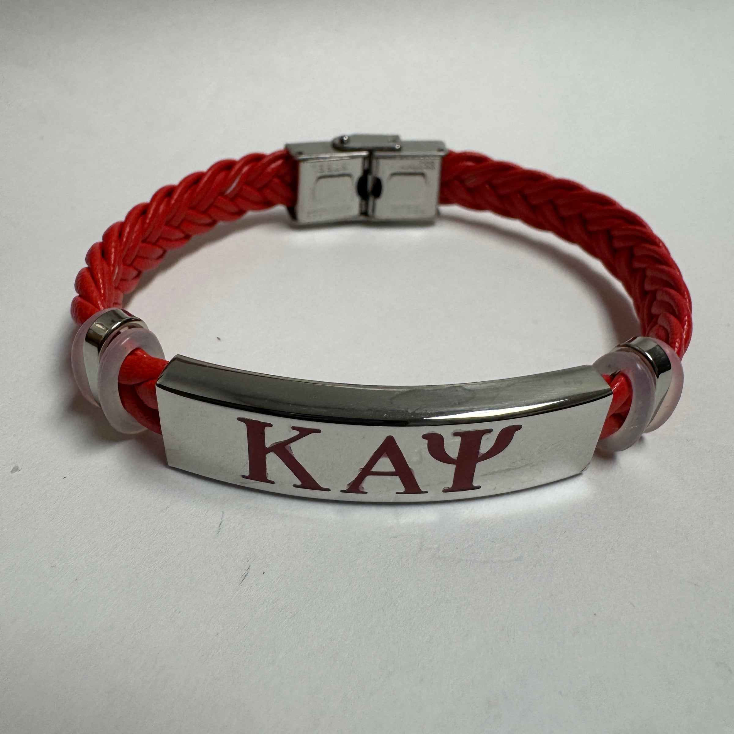 Kappa Braided Leather Bracelet