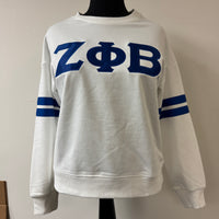 Zeta Stripe Sleeve Sweatshirt