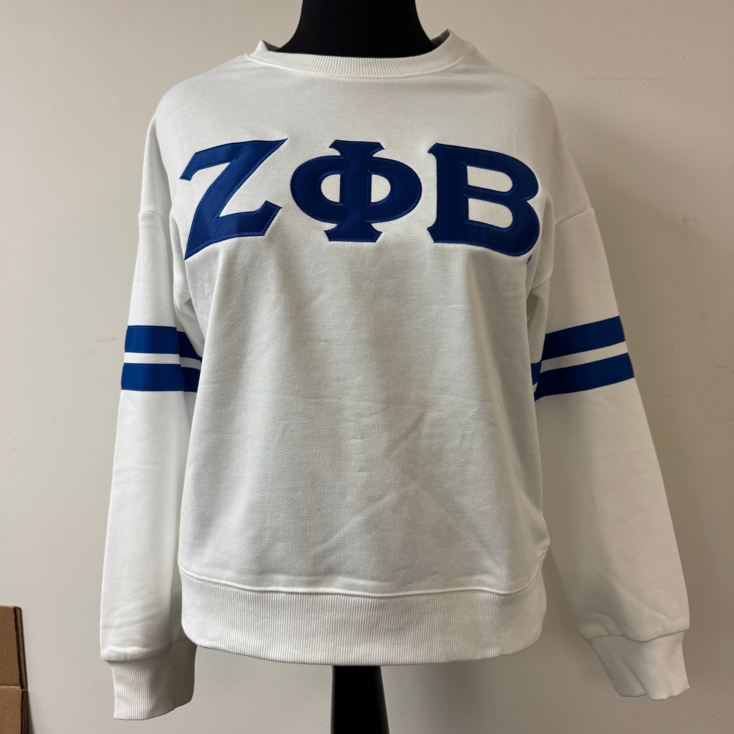Zeta Stripe Sleeve Sweatshirt