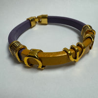 Omega Leather Bracelet