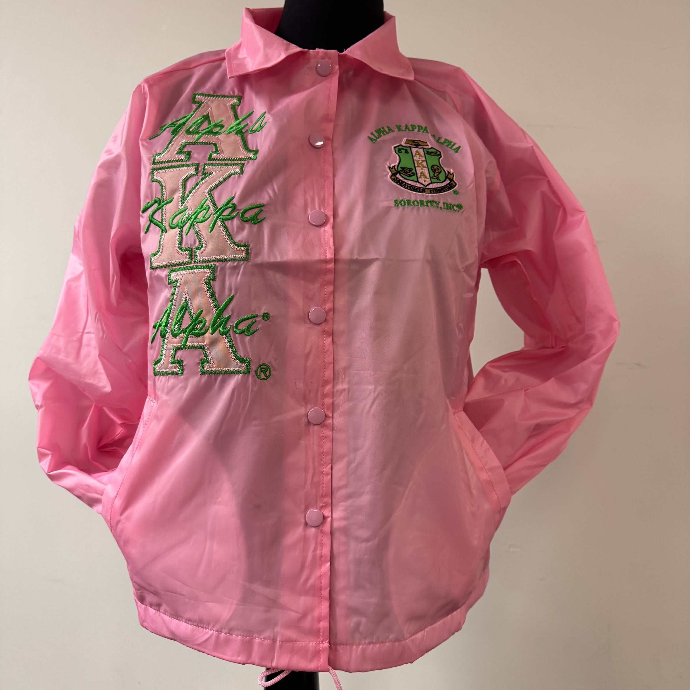 AKA Line Jackets Pink (Pink Front Letters)