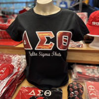 Delta Sequin Letters T-shirt