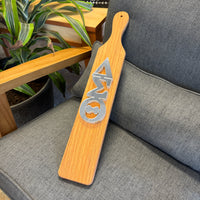 Delta Mirror Wood Vertical Letters