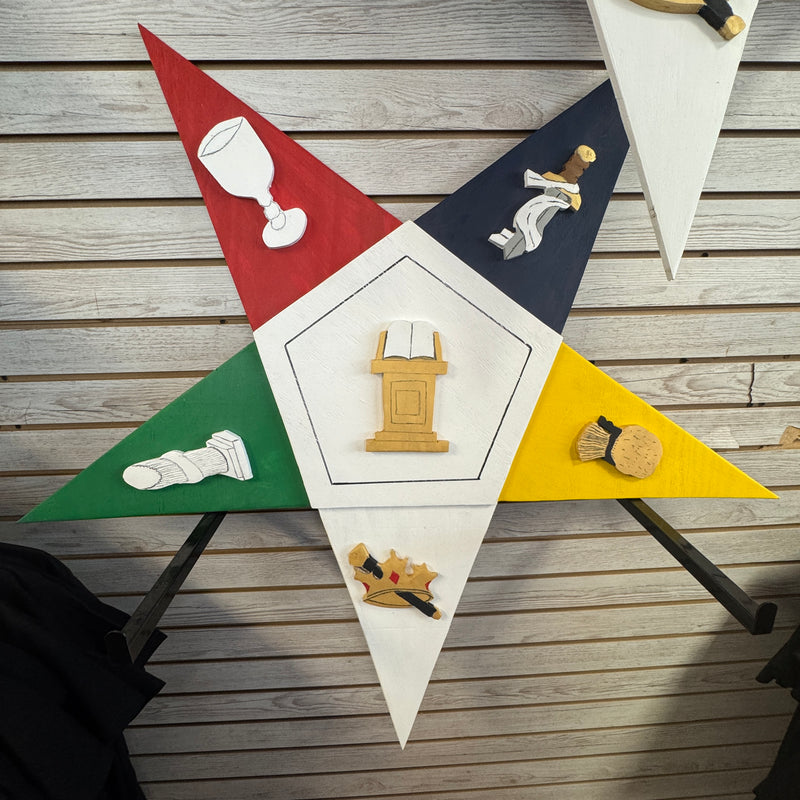 OES Large Wood Shield