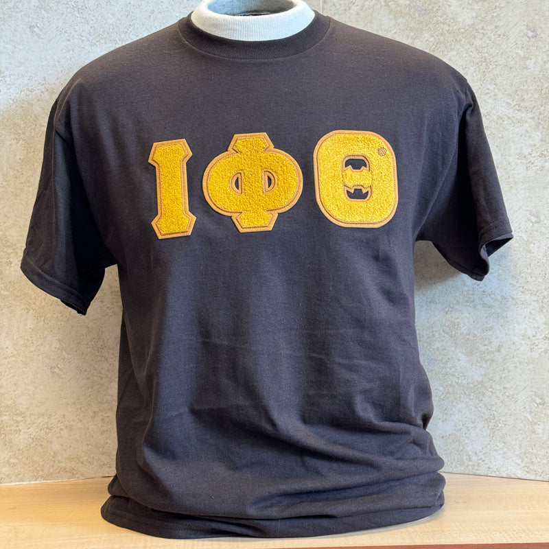 Iota Chenille Letters T-shirt