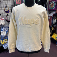 Kappa Chenille NUPE Cream Sweatshirt