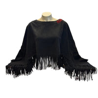 Delta Western Bohemian Suede Fringe Cape
